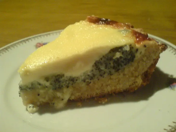 Песочный пирог с маковой начинкой и сметанным суфле: шаг 10