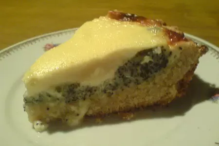 Песочный пирог с маковой начинкой и сметанным суфле: шаг 10