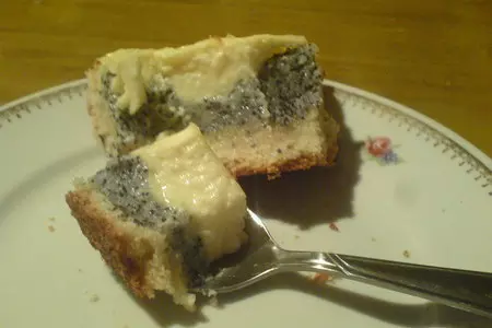 Песочный пирог с маковой начинкой и сметанным суфле: шаг 11
