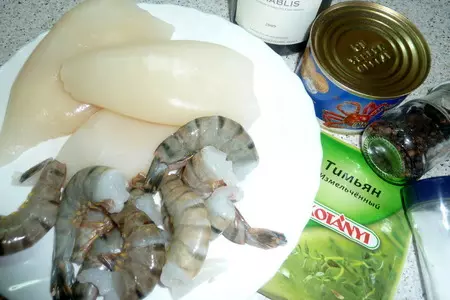 Салат "морской бриз" с камчатской ноткой: шаг 1