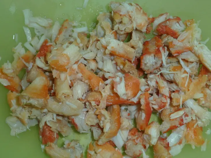 Салат "морской бриз" с камчатской ноткой: шаг 4