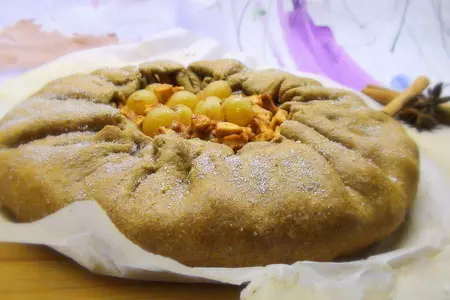 Галета из цельнозерновой муки с фруктовым ассорти и пряностями.: шаг 7