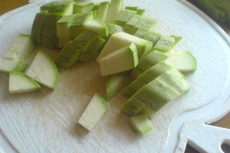 Паста с весенним соусом из зелёных овощей: шаг 2