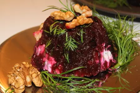 Свекольно-закусочный торт: шаг 9