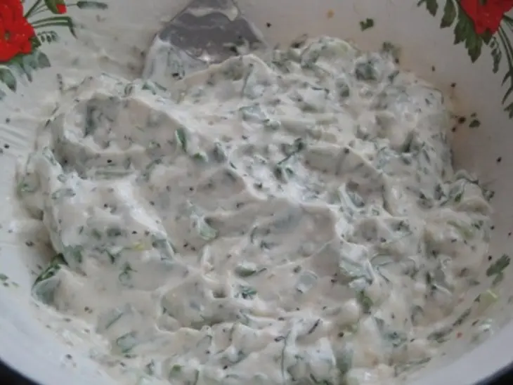 Салат с пастой и махи-махи: шаг 3
