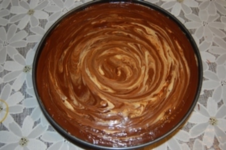 Кофейный торт с карамелизированным миндалем (как вариант): шаг 20
