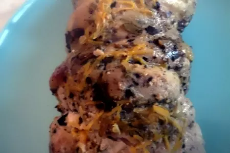 Запеченый свиной рулет с зеленью, сыром и маринованным огурчиком: шаг 5
