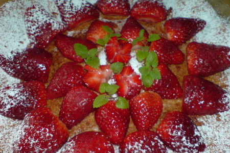 Миндальное блюдо с ягодами /фруктами (gato’d’ ametles): шаг 7
