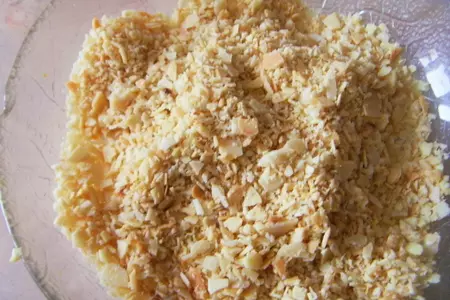 Миндальные профитроли с кремом из крыжовника  и апельсина со сливками: шаг 2