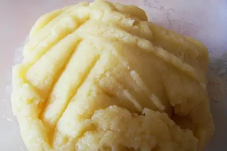 Миндальные профитроли с кремом из крыжовника  и апельсина со сливками: шаг 3