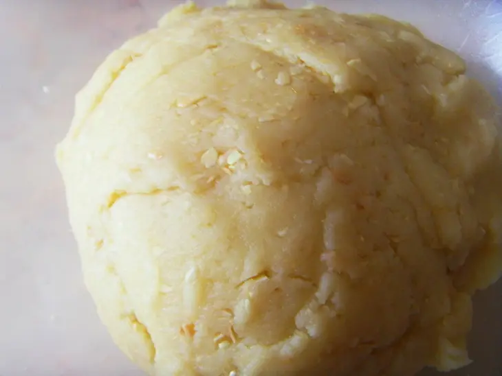 Миндальные профитроли с кремом из крыжовника  и апельсина со сливками: шаг 5