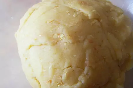 Миндальные профитроли с кремом из крыжовника  и апельсина со сливками: шаг 5