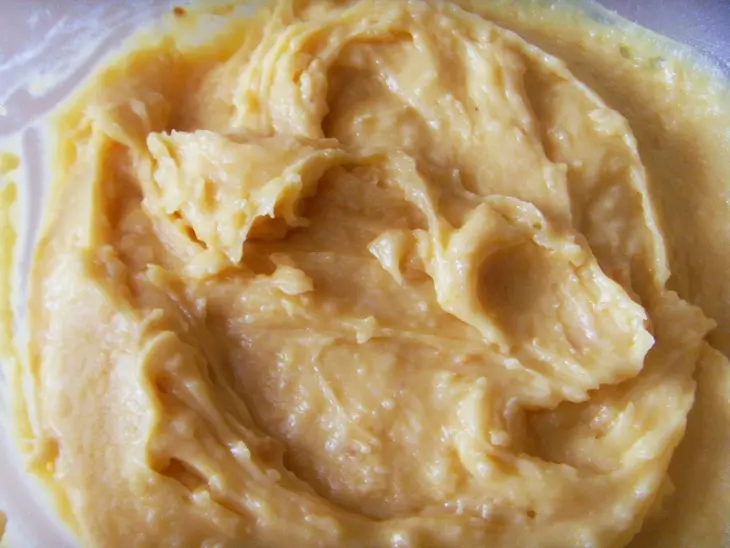 Миндальные профитроли с кремом из крыжовника  и апельсина со сливками: шаг 6