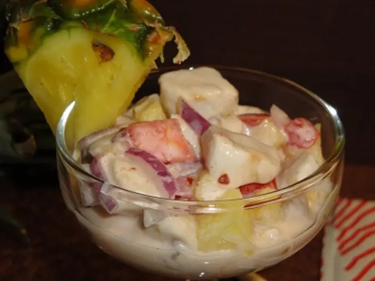 Махи-махи с ананасом в кокосовом молоке: шаг 7