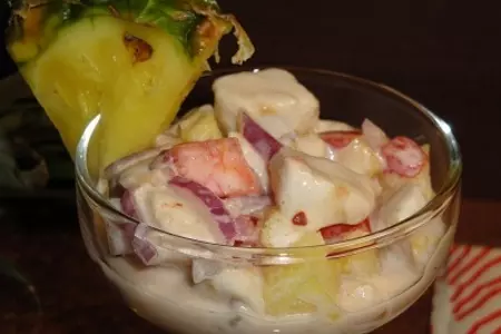 Махи-махи с ананасом в кокосовом молоке: шаг 7