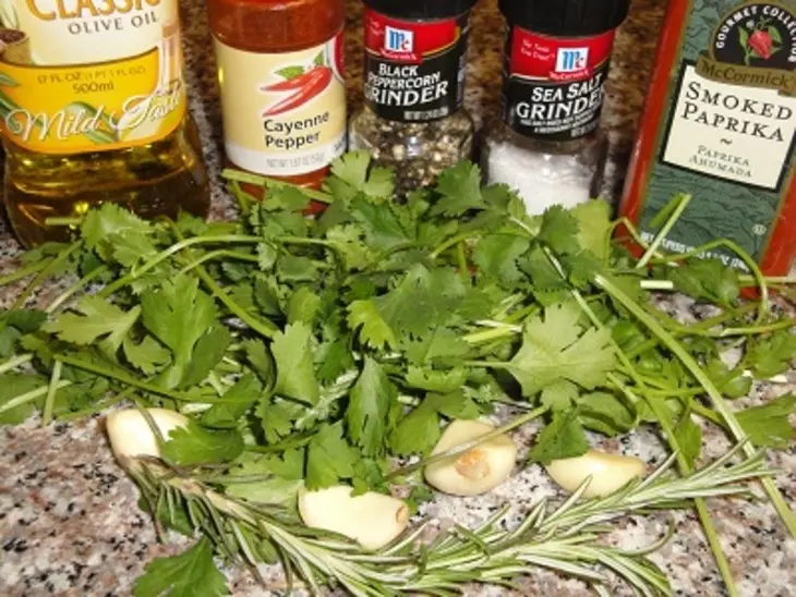 Нью-иорк стэйк с ромеско соусом и овощами: шаг 2