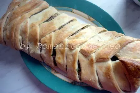 Слоеный пирог с рыбой и картофелем: шаг 6