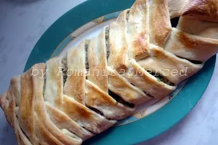 Слоеный пирог с рыбой и картофелем: шаг 7
