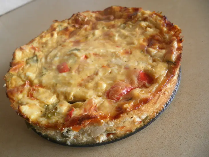 Средиземноморье у вас дома. чизкейк с курицей .: шаг 3