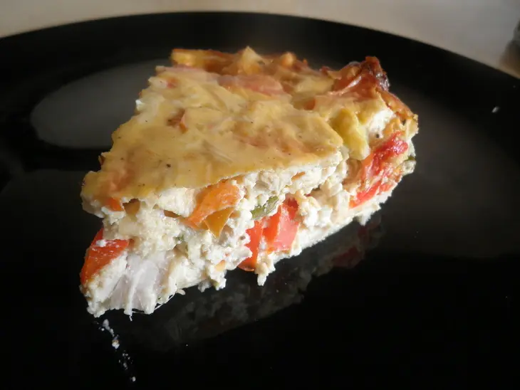 Средиземноморье у вас дома. чизкейк с курицей .: шаг 5