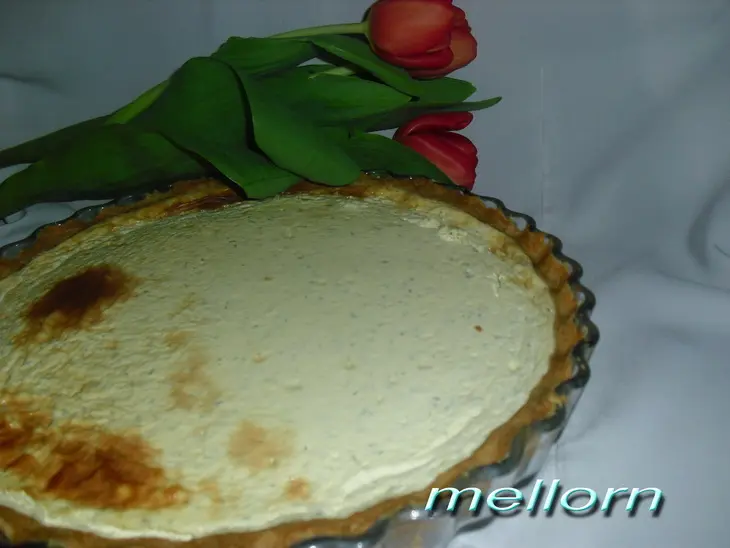 Сырный киш с творогом и укропом: шаг 5