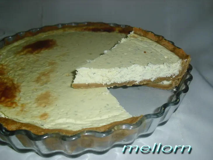Сырный киш с творогом и укропом: шаг 6