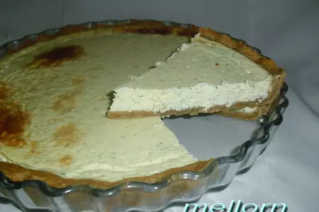 Сырный киш с творогом и укропом: шаг 6
