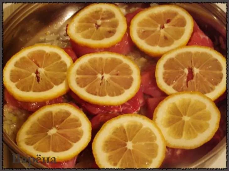 Лимонное мясо с лимонным рисом!!!: шаг 4