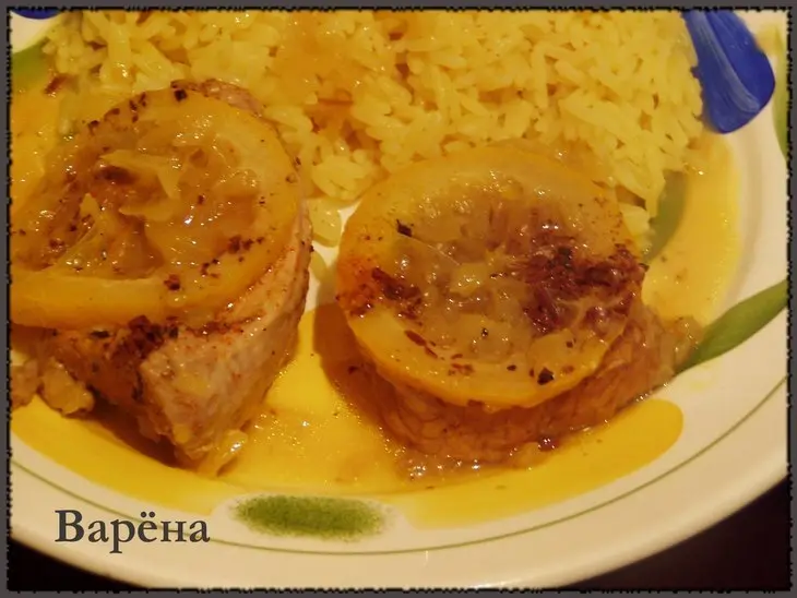 Лимонное мясо с лимонным рисом!!!: шаг 8