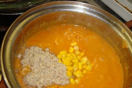 Кабачковый суп-пюре с кукурузой постный: шаг 5