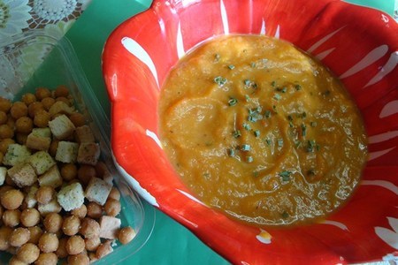 Кабачковый суп-пюре с кукурузой постный: шаг 6