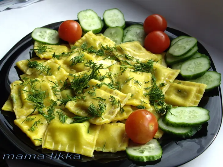 Равиоли с индейкой и сырные (моя первая паста): шаг 8