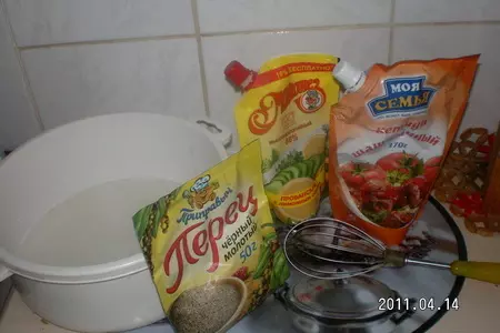 Омлетный блинчик с мясом: шаг 7