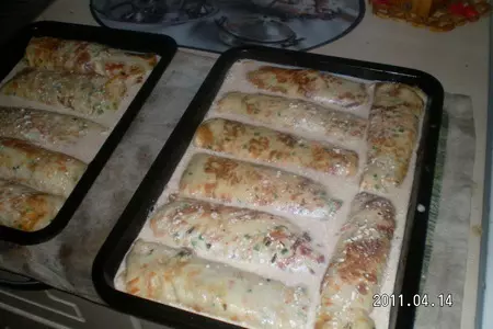 Омлетный блинчик с мясом: шаг 8