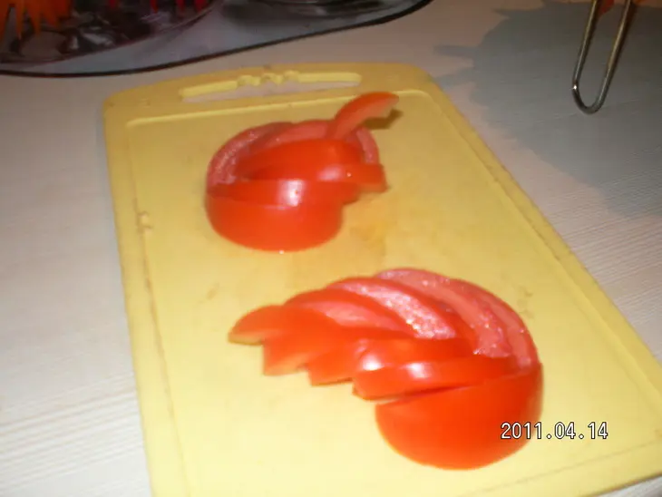 Омлетный блинчик с мясом: шаг 11