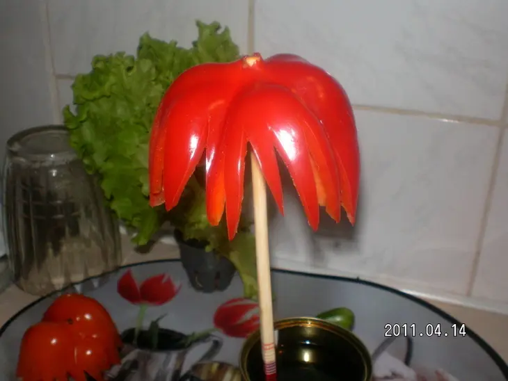 Омлетный блинчик с мясом: шаг 14