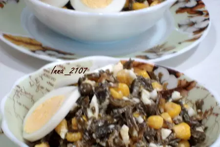 Салат из морской капусты с каперсами: шаг 2
