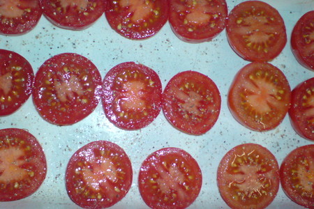 Креветки в беконе на помидорках: шаг 3