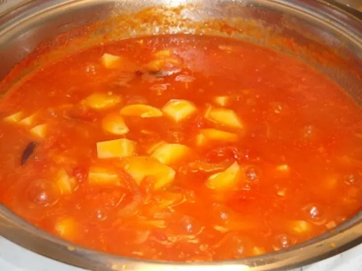 Охлаждённая похлёбка с моллюсками и картошкой: шаг 6