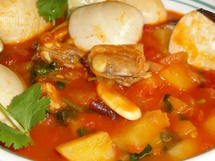 Охлаждённая похлёбка с моллюсками и картошкой: шаг 9