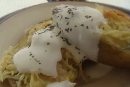 Лодочки из молодого картофеля с фетой: шаг 5