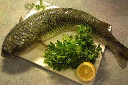 Рыбка пеленгас, запеченная в пряных травах + гарнир - запеканка картофельная: шаг 1