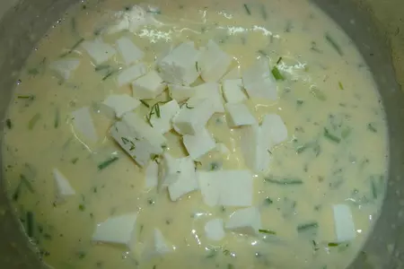 Картофельный пирог с сыром и зеленью, как пирог или как самодостаточный ужин: шаг 8