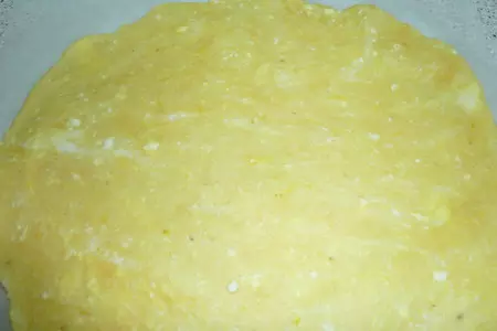 Картофельный пирог с сыром и зеленью, как пирог или как самодостаточный ужин: шаг 9