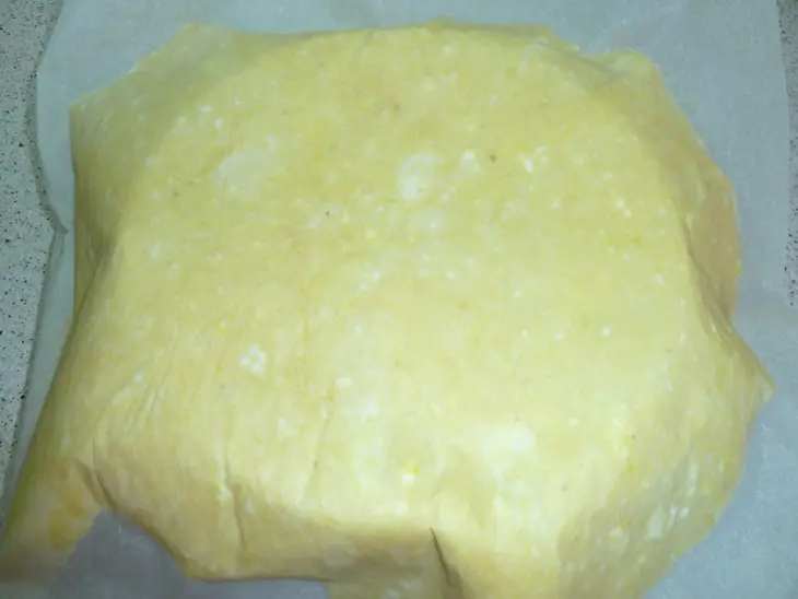 Картофельный пирог с сыром и зеленью, как пирог или как самодостаточный ужин: шаг 10