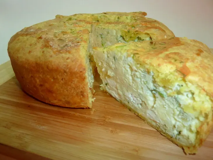 Картофельный пирог с сыром и зеленью, как пирог или как самодостаточный ужин: шаг 15