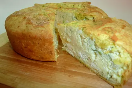 Картофельный пирог с сыром и зеленью, как пирог или как самодостаточный ужин: шаг 15
