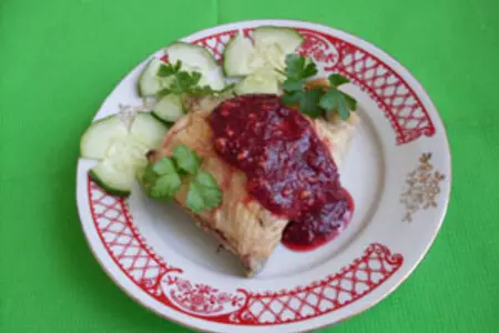 Курица под клюквенным соусом: шаг 3