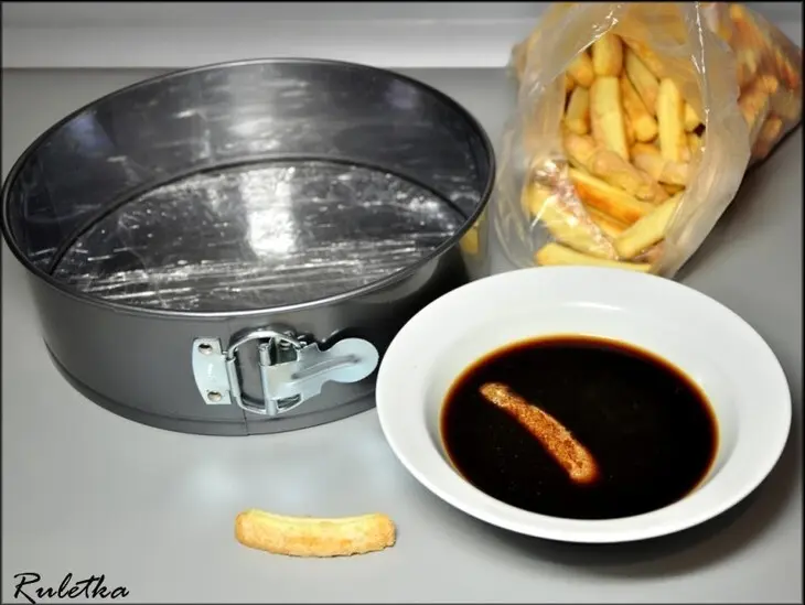 Торт-мороженое "кофейно-шоколадный поцелуй с ореховым послевкусием".: шаг 13