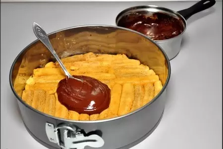 Торт-мороженое "кофейно-шоколадный поцелуй с ореховым послевкусием".: шаг 14